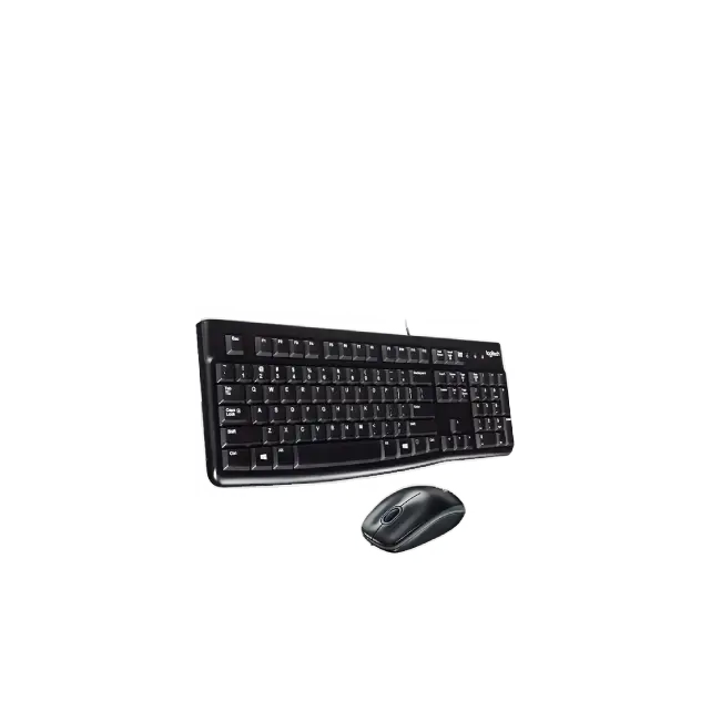 COMBO LOGITECH TECLADO Y MOUSE ALÁMBRICO MK120 NEGRO