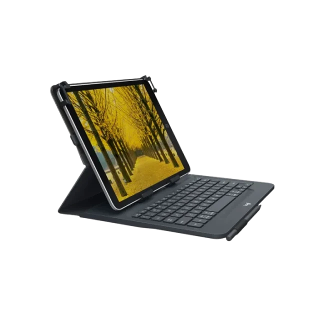 Universal Folio- Case w/ integrated Bluetooth keyboard for 9"-10" Apple, Android, Windows tablets-3