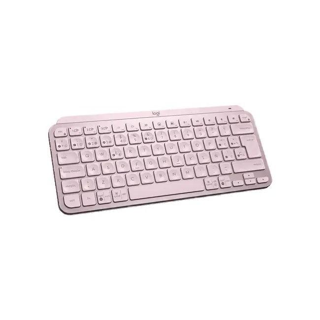 Teclado Logitech MX Keys Mini USB Bluetooth 5.0 Ergonomico Color Rosa-4