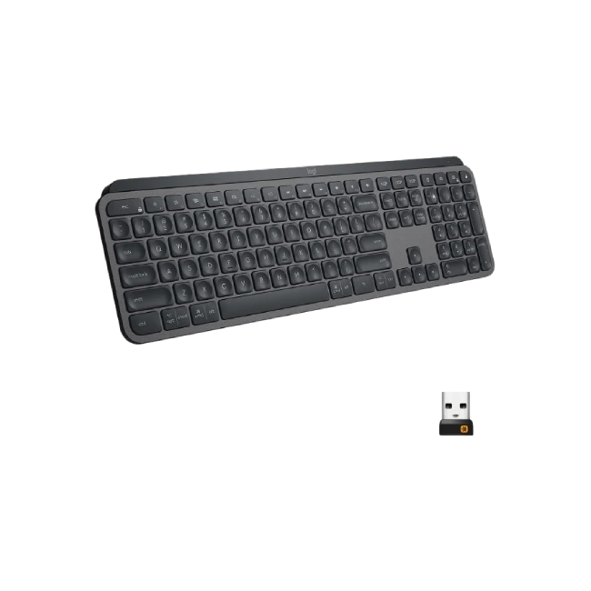 Teclado Inalambrico Logitech MX Keys S Iluminado Multidispositivo Color Grafito-1