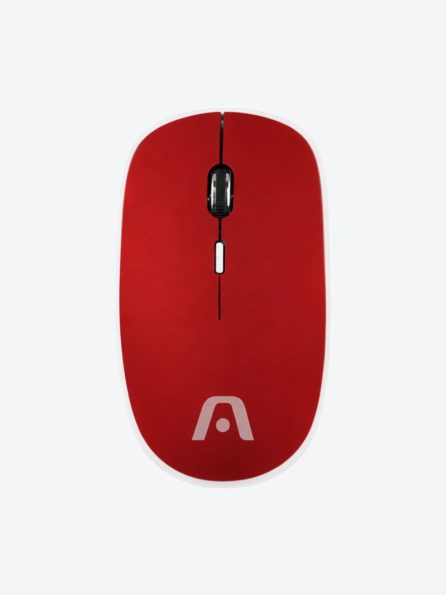 Mouse Inalámbrico con Goma 2.4GHz 800/1600 dpi Rojo-1