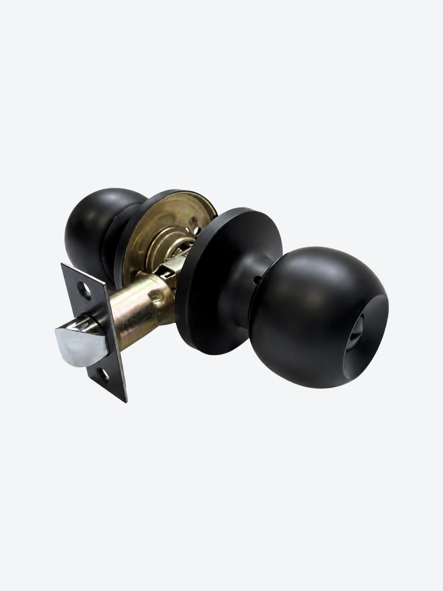 CERRADURA TUBULAR BANO NEGRO MATE-1