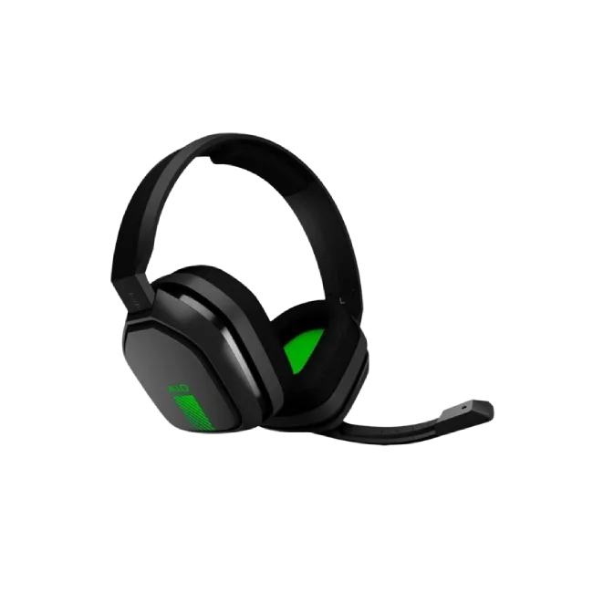 HEADSET GAMING ASTRO A10 CON MICROFONO COLOR NEGRO CON VERDE-1