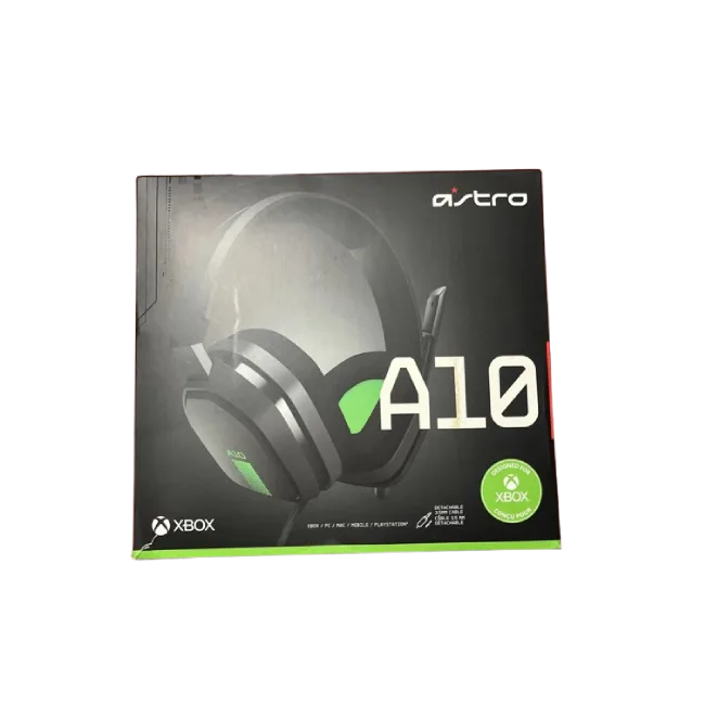HEADSET GAMING ASTRO A10 CON MICROFONO COLOR NEGRO CON VERDE-2