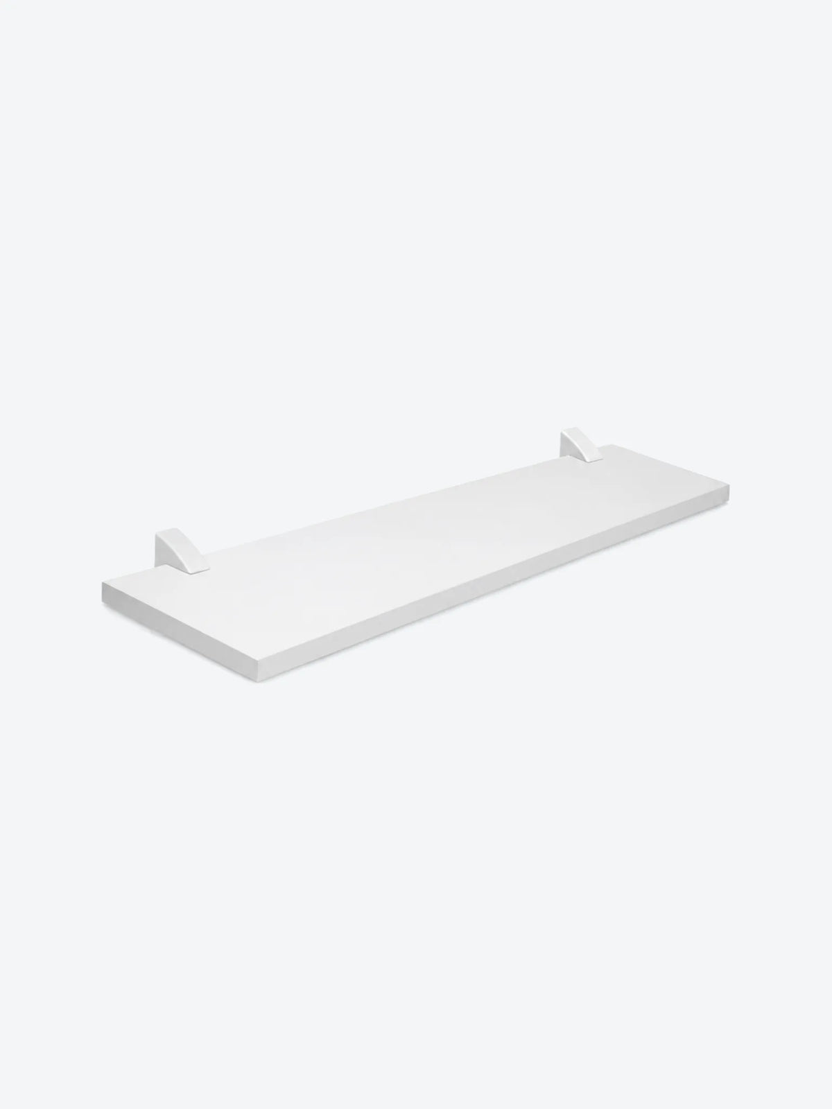 REPISA RECTA, MDF,1.5X20X40CM, SOP/VIS/PLAST,CAP44LB,BLANCA