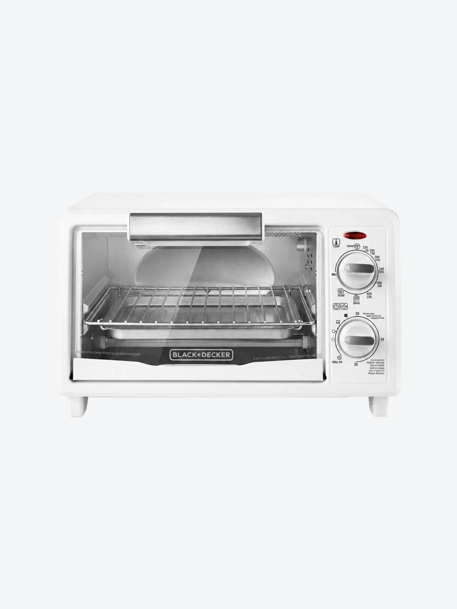 Horno Tostador Black+Decker TO1342W 4 Rodajas Color Blanco-1