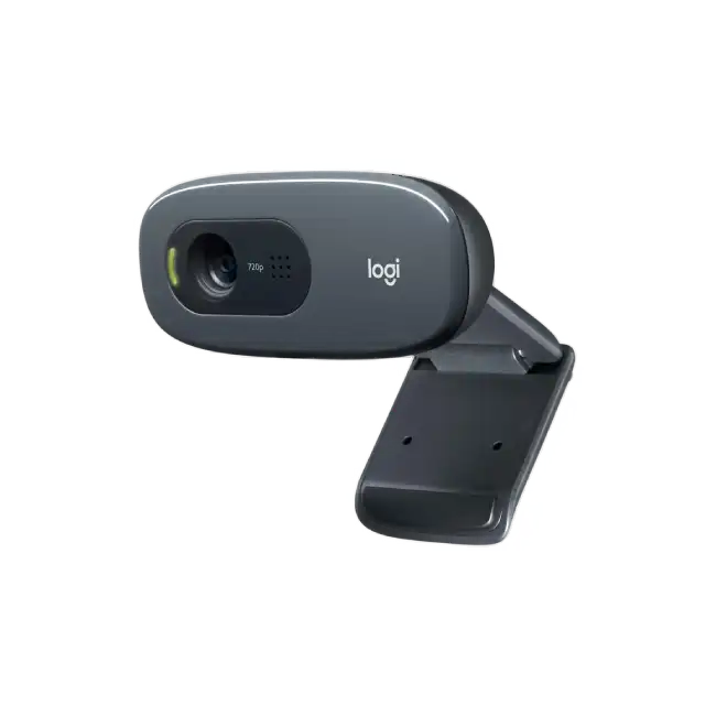 WEBCAM LOGITECH C270 HD 720p/30fps 0.9MP GRIS OSCURO-6
