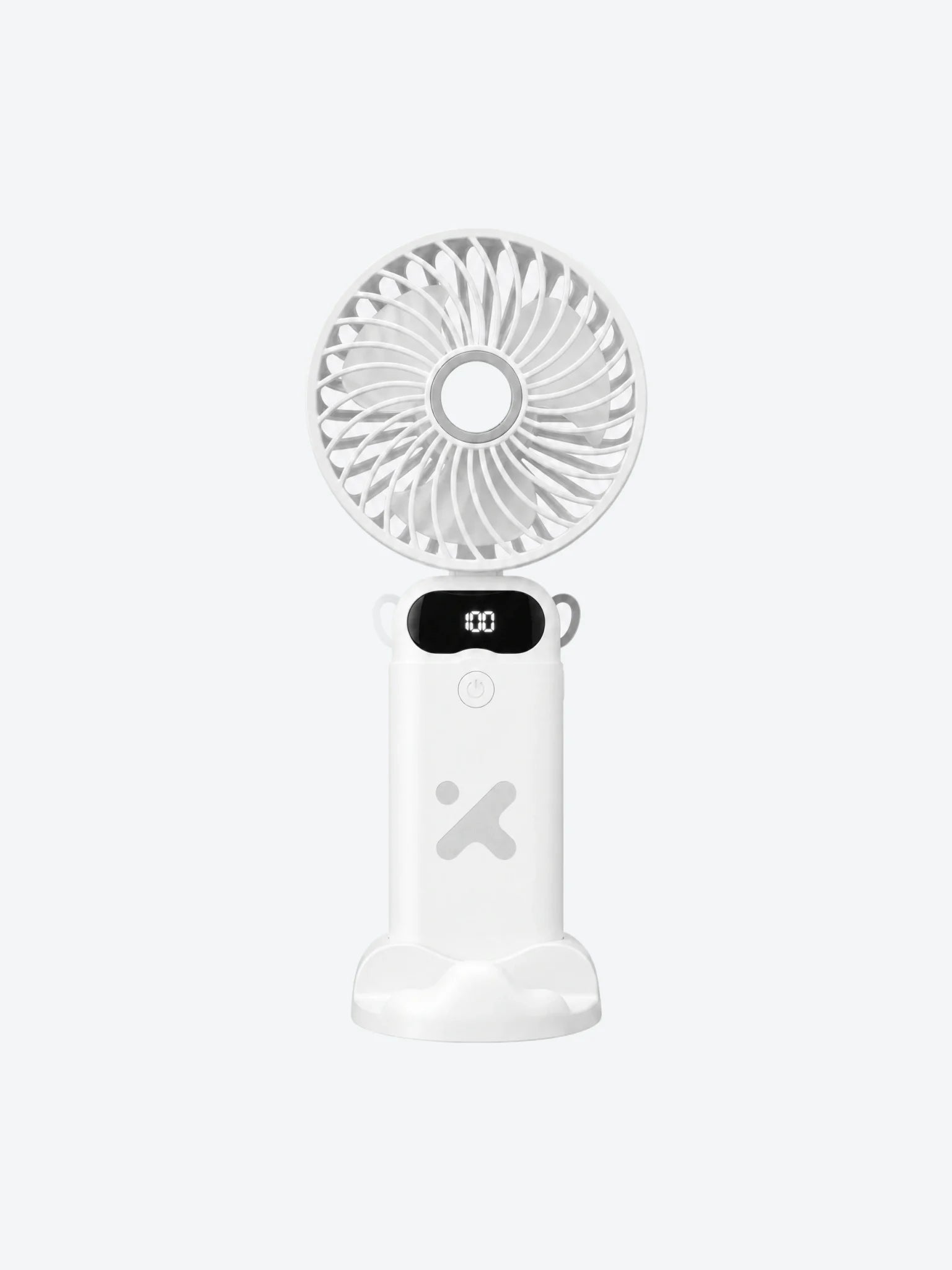 Mini Ventilador XTA-900 Recargable de 6 Velocidades Color Blanco
