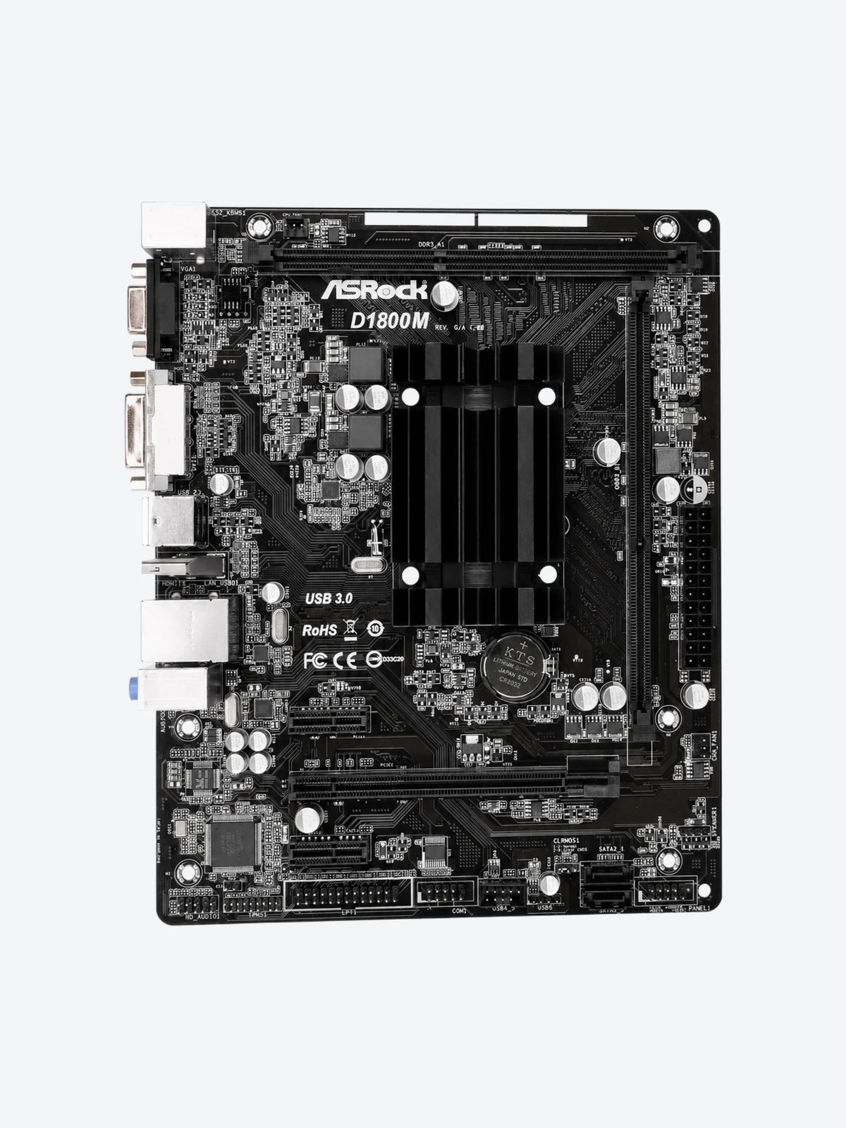 TARJETA MADRE ASROCK  J1800 D1800M MICRO ATX DDR3-1