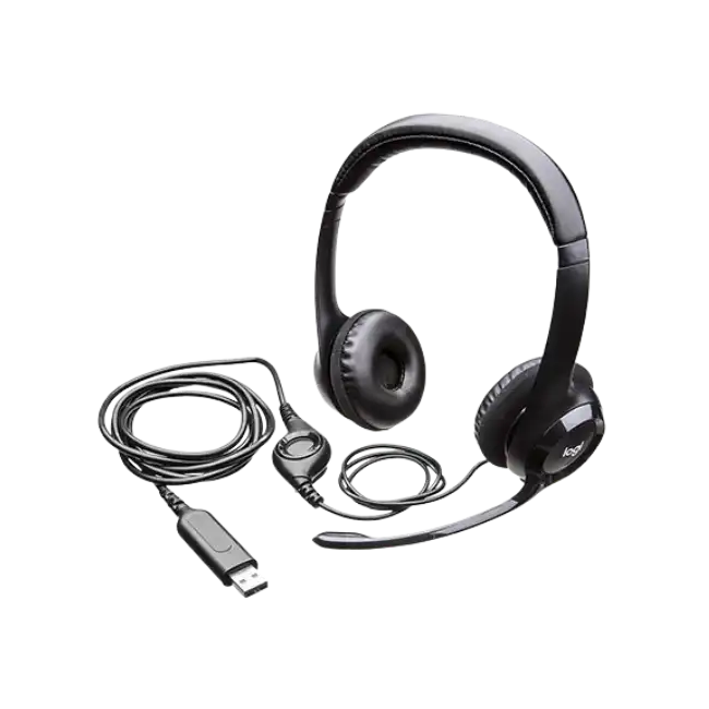 AUDIFONOS CON MICROFONO LOGITECH USB H390 NEGRO-4