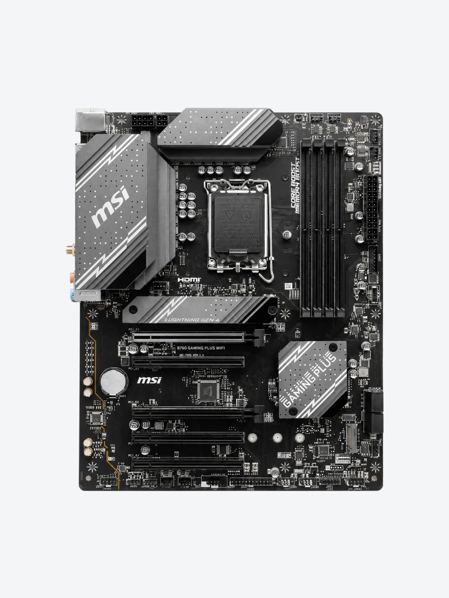 TARJETA MADRE MSI B760 GAMING PLUS WIFI ATX DDR5 911-7D98-029