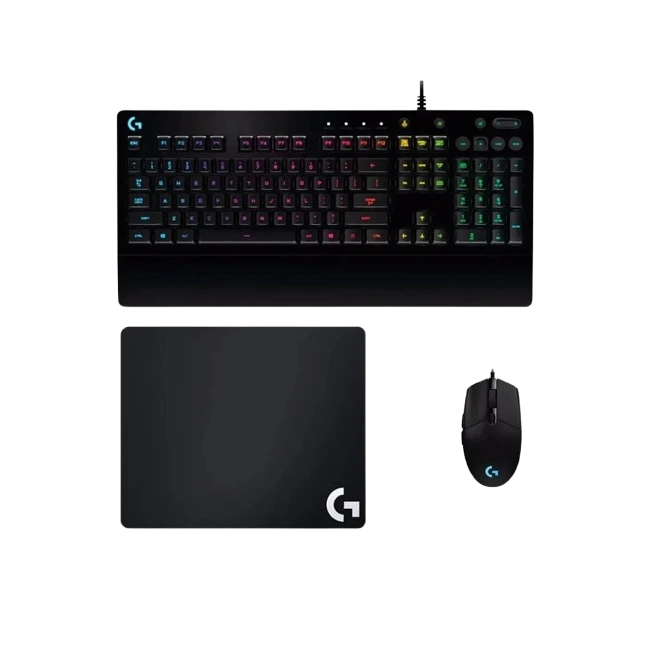 COMBO GAMING MOUSE G203 TECLADO G213 MOUSE PAD G240 HEADSET G230 LOGITECH-2
