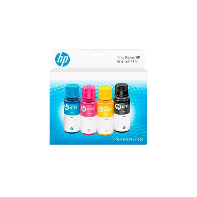 HP GT53/GT52 Ink Bottle 4-Pack