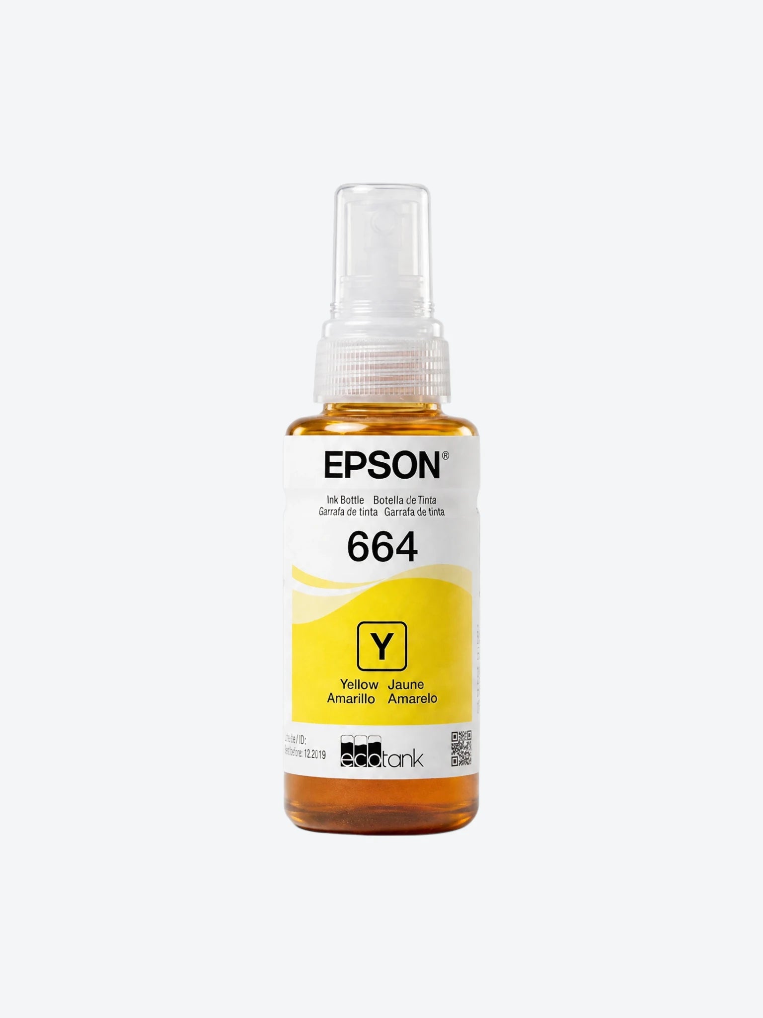 TINTA PARA IMPRESORA T664420-AL L200 COLOR AMARILLO EPSON-1