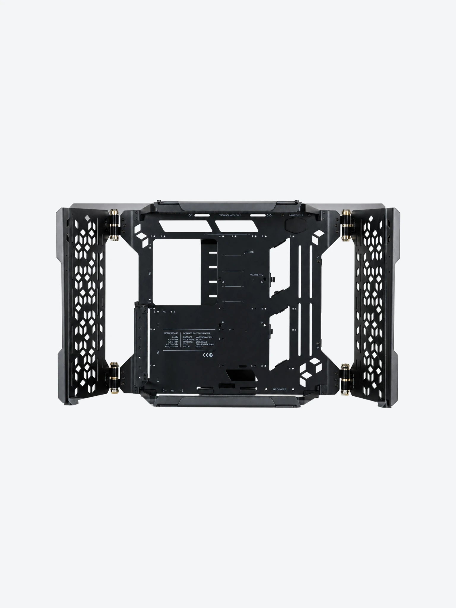 Case Cooler Master MasterFrame 700 MCF-MF700-KGNN-S00 Vidrio Templado Panoramico Compatible con VESA Color Negro-1