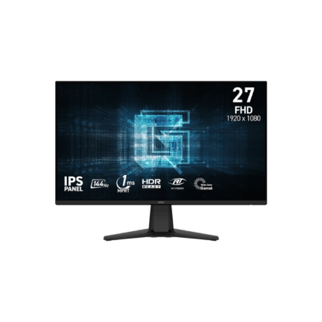 Monitor Gaming MSI G275L E14 27" 9S6-3CF31M-005 Plano 1920x1080 144HZ IPS HDMI 2.0  Color Negro-1