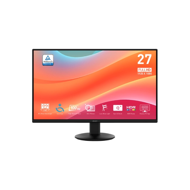 Monitor Gaming MSI 27" PRO MP272L  9S6-3PD6CT-004  1920x1080  100Hz  1MS HDMI Color Negro-4