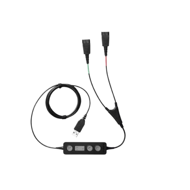 Jabra LINK 265 - Adaptador para auriculares - USB macho a Desconexión rápida-1