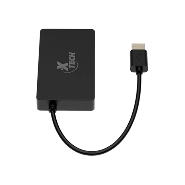 Xtech - Hub - 4 puertos - USB 3.0 XTC-391-2