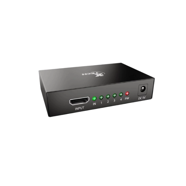 Xtech - HDMI Splitter - 1 Input to 4 Output XHA-420-1