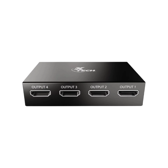 Xtech - HDMI Splitter - 1 Input to 4 Output XHA-420-2