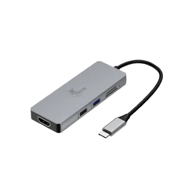 Xtech - Hub - 5 puertos - USB-C® 5-in-1 XTC-564-1