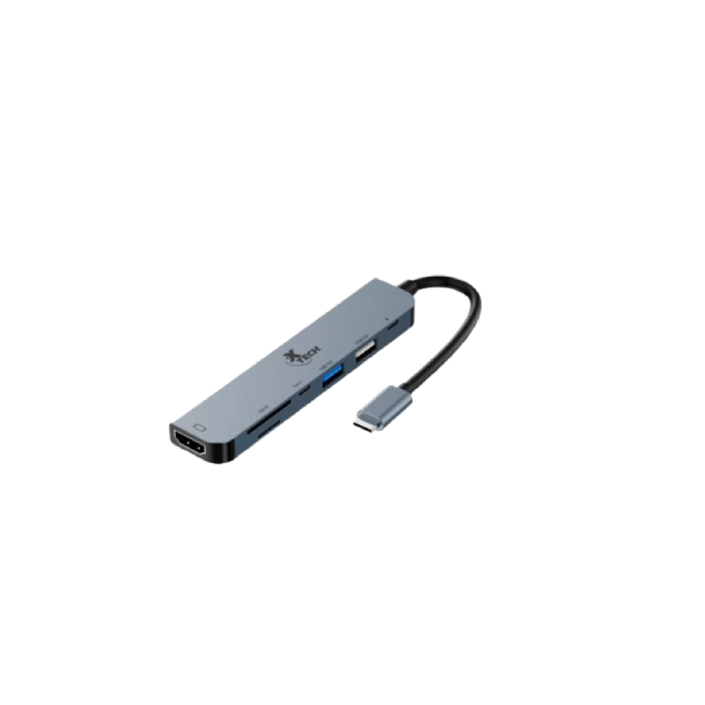 Xtech - Hub - 7 puertos - USB-C® 7-in-1 XTC-571-3