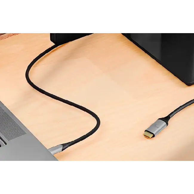 Xtech - USB cable - USB Type C - HDMI - 1.8 m - Black & silver - C male to HDMI male XTC-546