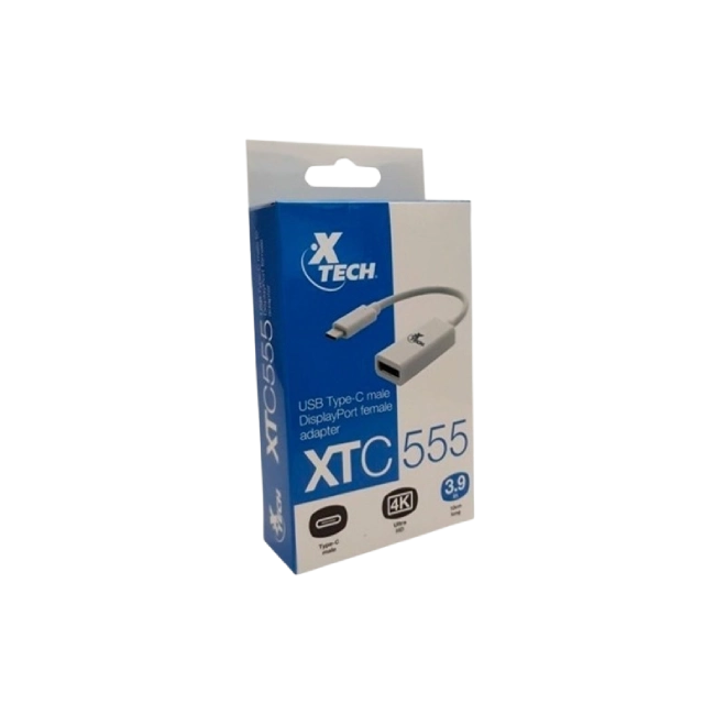 Xtech - Display adapter - USB Type C - VGA - Aluminum silver - XTC-552-2