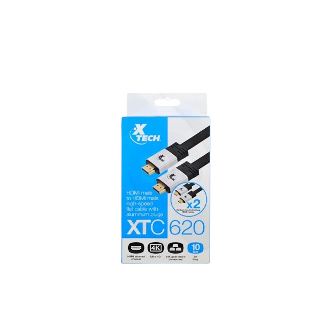 Xtech - HDMI cable - Component video / audio - HDMI male - 6ft 8K V2.1 XTC-637-2