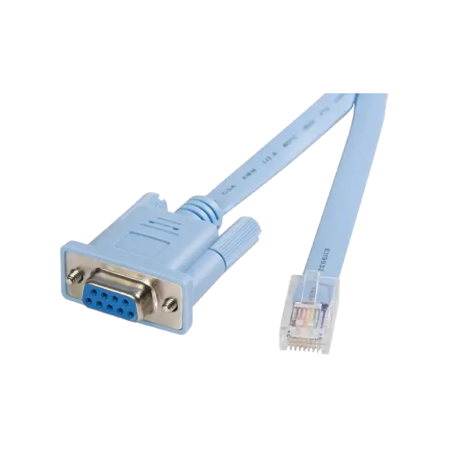 StarTech.com Cable 1,8m para Gestión de Router Enrutador Consola Cisco RJ45 a Serie Serial DB9 - Rollover - Macho a Hembra - Cable serie - RJ-45 (M) a DB-9 (H) - 1.8 m - azul - para P/N: EC1S952, EC2S952, IES101002SFP-5