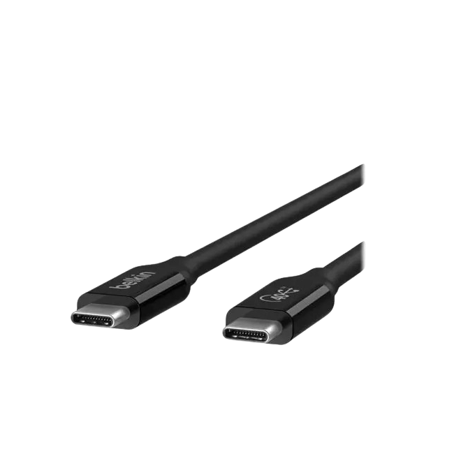 Belkin Thunderbolt 3 - Cable Thunderbolt - 24 pin USB-C (M) a 24 pin USB-C (M) - Thunderbolt 3 - 1 m - negro - para P/N: F4U097tt, F4U109tt-1