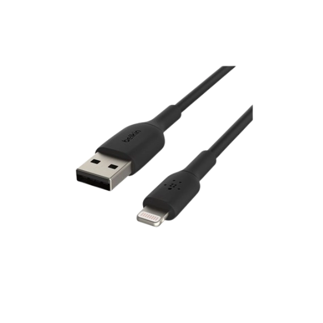 Belkin BoostCharge - Cable Lightning - Lightning macho a USB macho - 2 m - negro