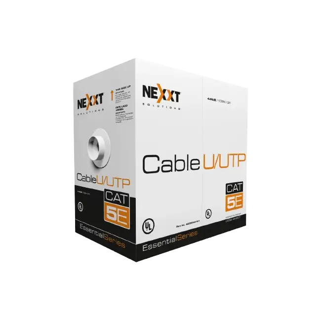Nexxt Solutions Infrastructure - Bulk cable - UTP - 102 m RJ-45 - Gray - Cat5e 4P 25AWG CMX-2