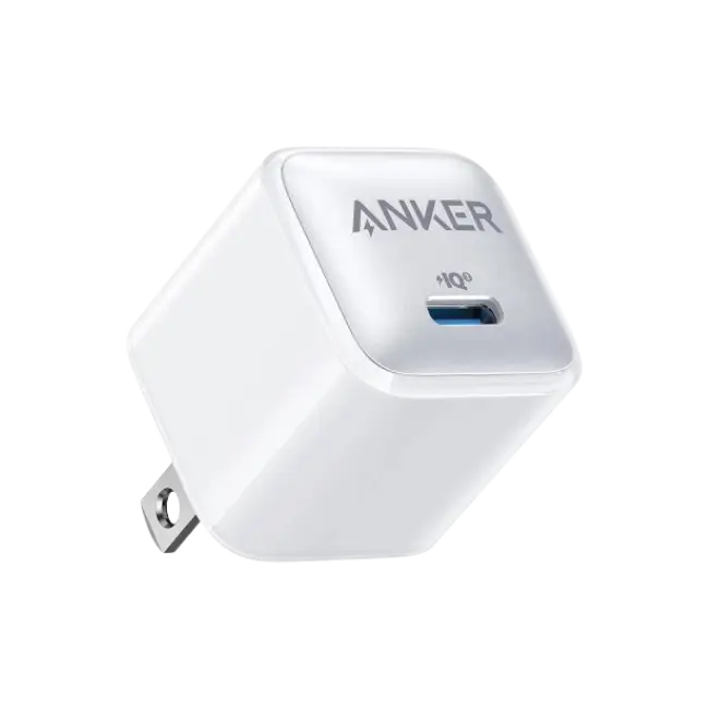 "Anker - Battery charger - Lithium - For -- - 20W White"-3