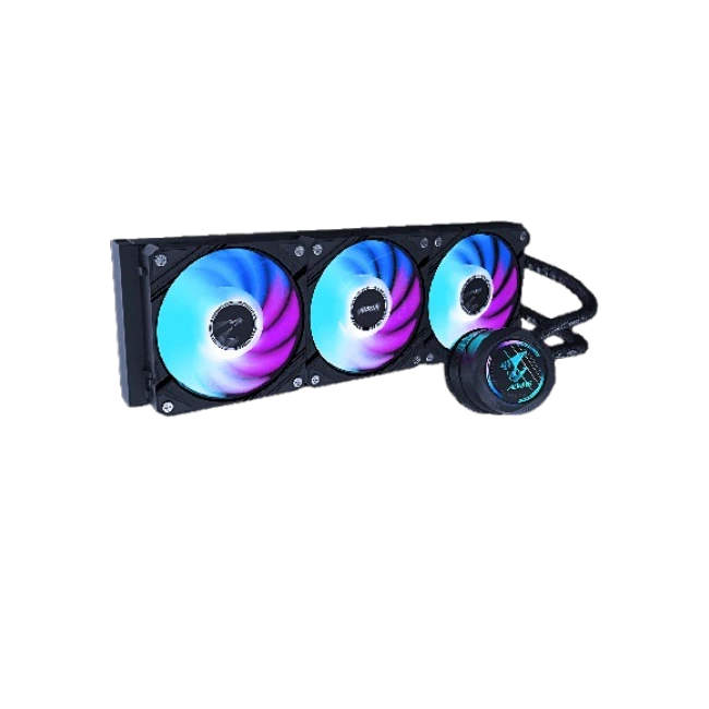 AORUS - Processor cooler - Socket AM5 / Socket AM4 / LGA1150 Socket / LGA1151 Socket / LGA1155 Socket / LGA1156 Socket / LGA115x Socket / LGA1200 Socket / LGA1700 Socket - Aluminum and copper - GP-AORUS WATERFORCE II 360 G30-1