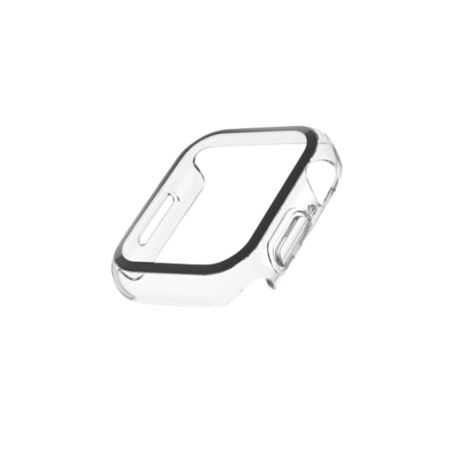Belkin SCREENFORCE TemperedCurve - Amortiguador para reloj inteligente - protector de pantalla - policarbonato, cristal templado (9H) - transparente - para Apple Watch (40 mm, 41 mm)-3