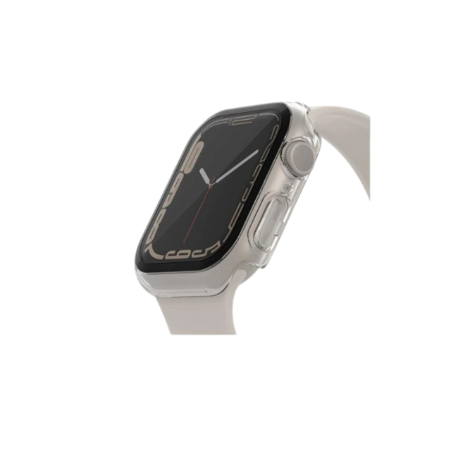 Belkin SCREENFORCE TemperedCurve - Amortiguador para reloj inteligente - protector de pantalla - policarbonato, cristal templado (9H) - transparente - para Apple Watch (40 mm, 41 mm)-4