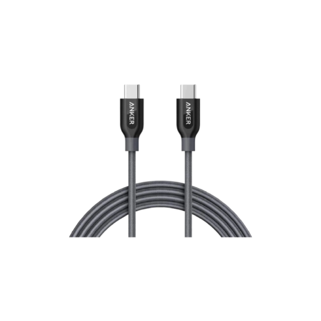 "Cable USB-C a USB-C de 60 W (1,8 m) de Anker"-1
