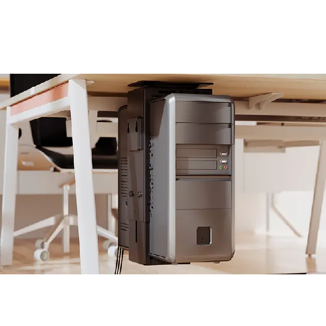 Xtech - PC/UPS mount - Black - for wall or under desk XTA-600-4