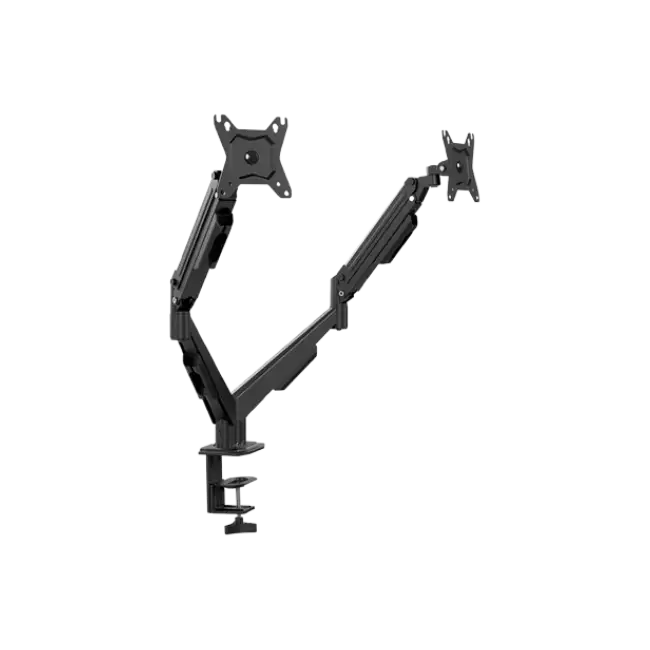 Klip Xtreme - Desktop to monitor mounting kit - Dual - Spring - 13-32in-1