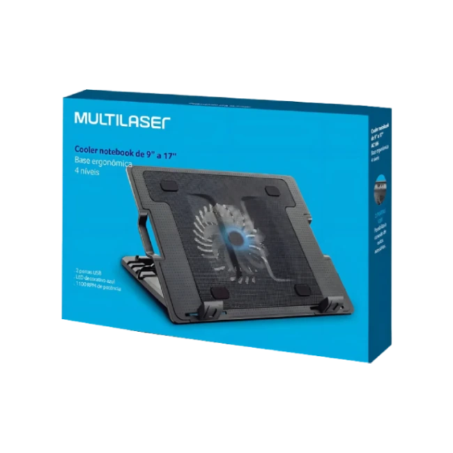 Cooler Vertical Para Notebook Multilaser AC166-2