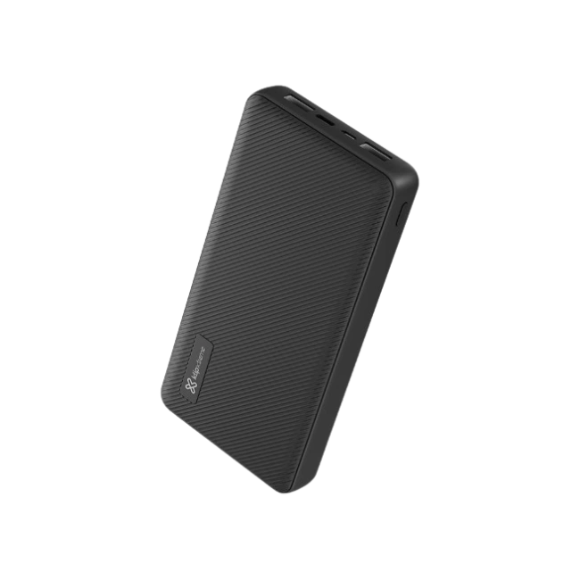 Klip Xtreme - Power bank - 24 pin USB-C / 5 pin Micro-USB Type B - 24 pin USB-C / 2 x 4 pin USB Type A - Lithium polymer - Para Smartphones - 20.000 mAh