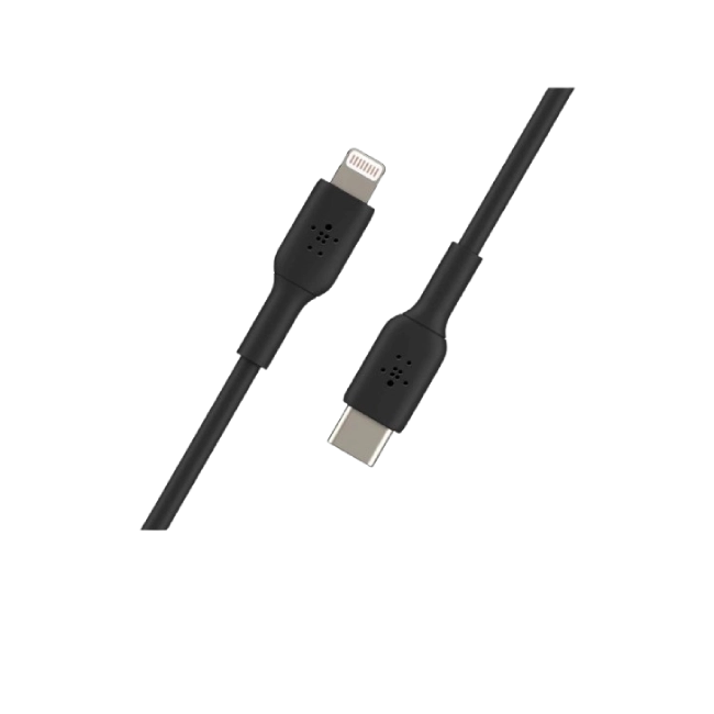 Belkin BoostCharge - Cable Lightning - 24 pin USB-C macho a Lightning macho - 2 m - negro
