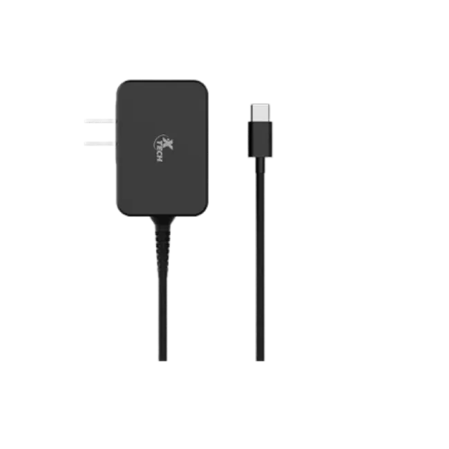 Xtech - 65W GaN USB-C® Power adapter - voltage 110/240VCA - plug NEMA 1-15P 5.9ft XTC-230-3