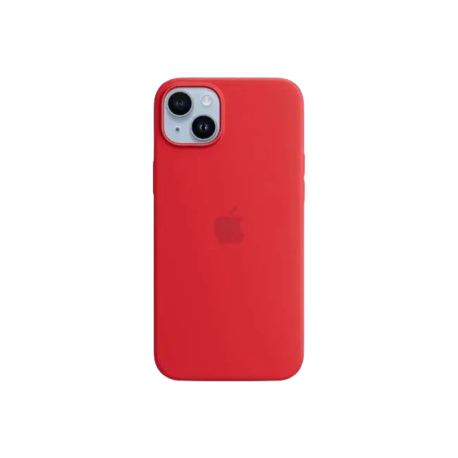 Apple - (PRODUCT) RED - carcasa trasera para teléfono móvil - compatibilidad con MagSafe - silicona - rojo - para iPhone 14