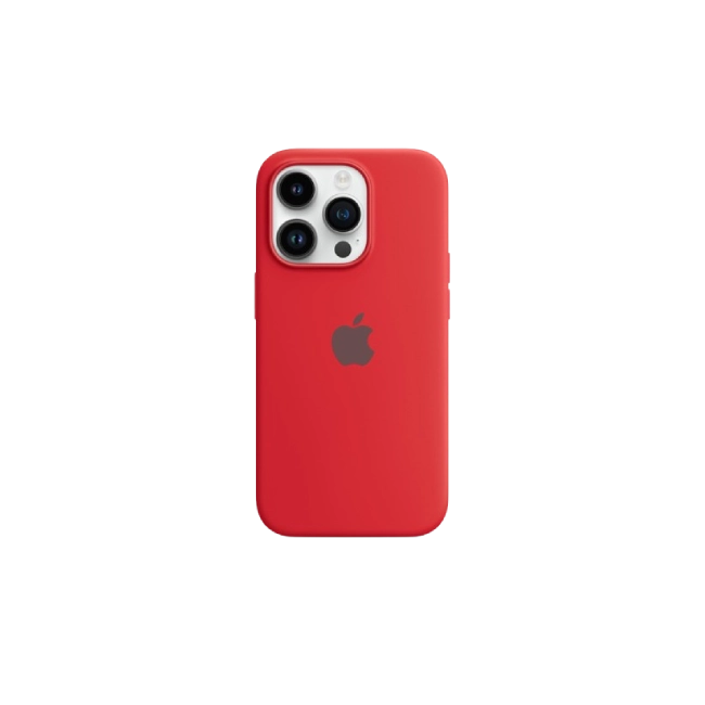 Apple - (PRODUCT) RED - carcasa trasera para teléfono móvil - compatibilidad con MagSafe - silicona - rojo - para iPhone 14 Plus-3