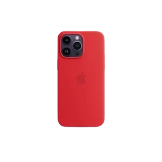 Apple - (PRODUCT) RED - carcasa trasera para teléfono móvil - compatibilidad con MagSafe - silicona - rojo - para iPhone 14 Plus-2