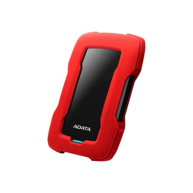 DISCO EXTERNO ADATA HD330 1TB USB 3.1 RESISTENTE A GOLPES EXTRA SLIM COLOR ROJO