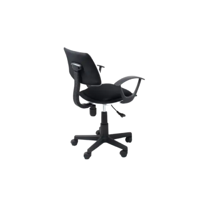 Silla Xtexh Secretarial Roma con ReposaBrazos Color Negro